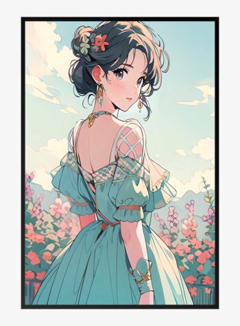 Youthful Spring Gaze Print