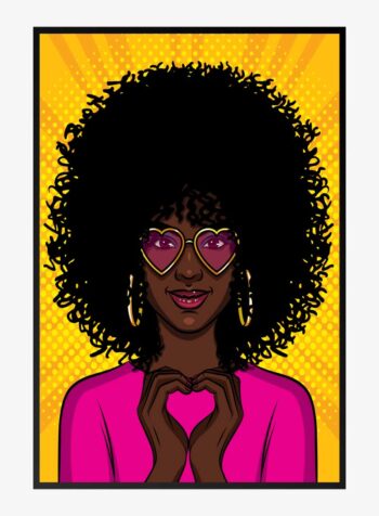 Retro Love Reverie Print