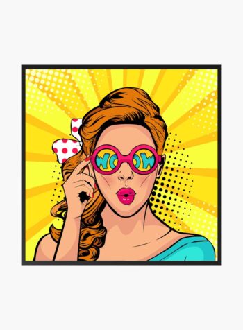 ภาพพิมพ์สีสันสดใสสไตล์เรโทร