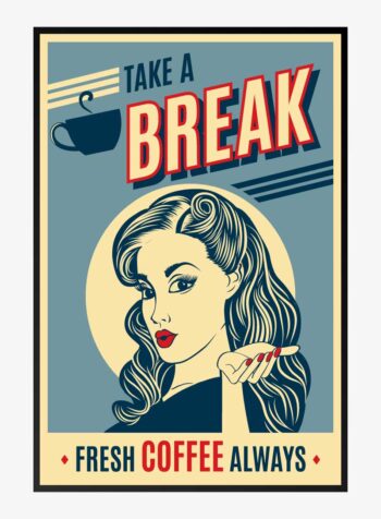 A Coffee Interlude Print