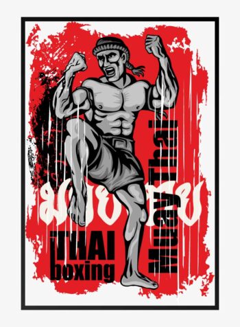 Spirit of Muay Thai Print