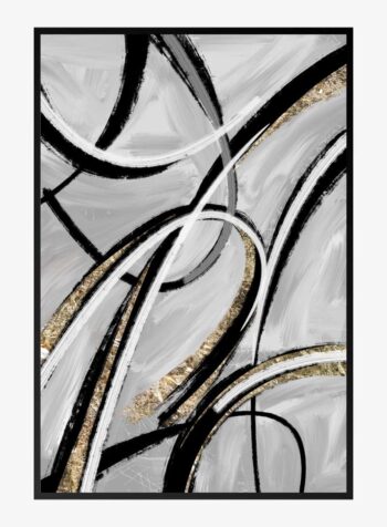 Metallic Gestures Print