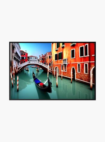 Gondola Whispers Through Canals Print