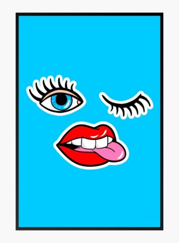 Wink of Pop Expressions Print