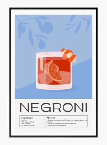 Hues of Negroni Nights Print
