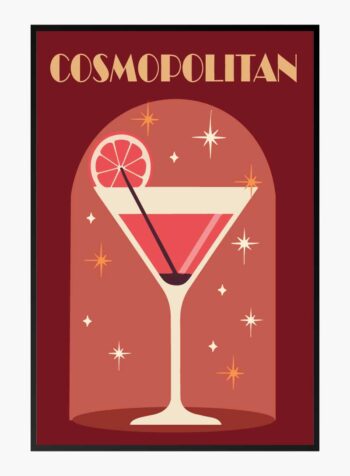 Evening Allure: Cosmopolitan Dreamscape Print