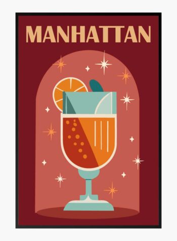 Manhattan Cocktail Art Print