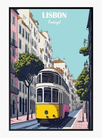 Voyage through Lisbon's Heart Print