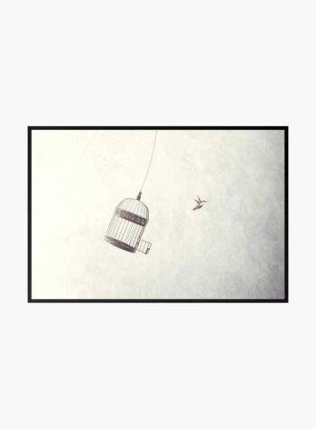 ภาพพิมพ์ "เที่ยวบินสู่การปลดปล่อย"