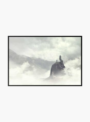 Peak Amidst the Mist Print