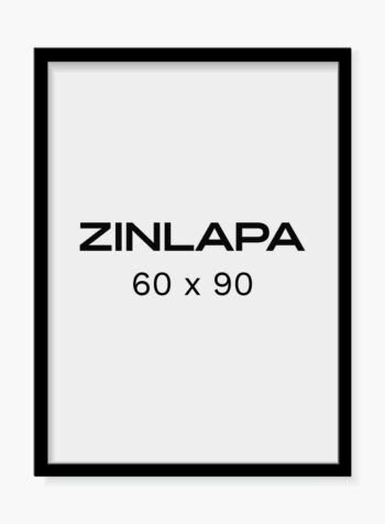 Black Picture Frame, 60 x 90 cm