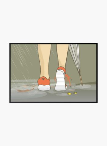 Puddle Hopping Rhythms Print