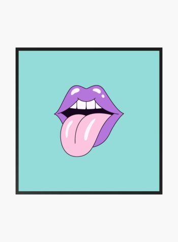 Playful Tongue Out Print