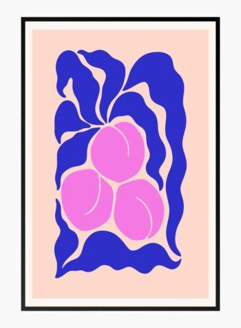 Vibrant Grape Essence Print